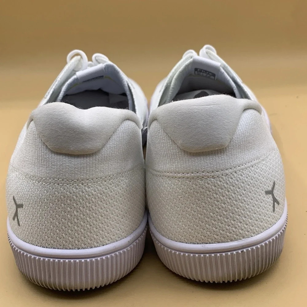 FLUX Adapt Trainer Men's White Sneakers - Size US 12